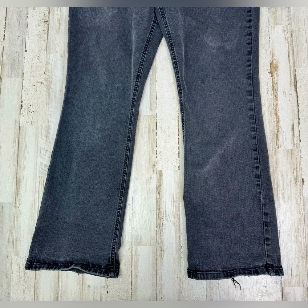 Women's M Jeans by Maurices mid-rise bootcut black jeans size 16R - Picture 3 of 11